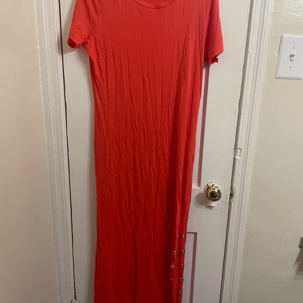 MICHAEL Michael Kors Vibrant Red Maxi Dress